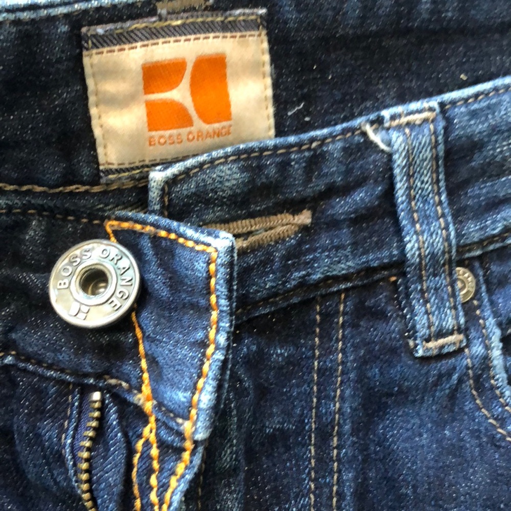 Hugo Boss 30x32 “Orange” Faded Jeans